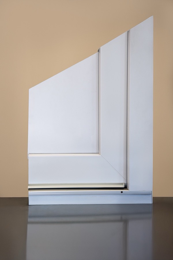 Échantillon de fenêtre PVC au showroom Fermotec